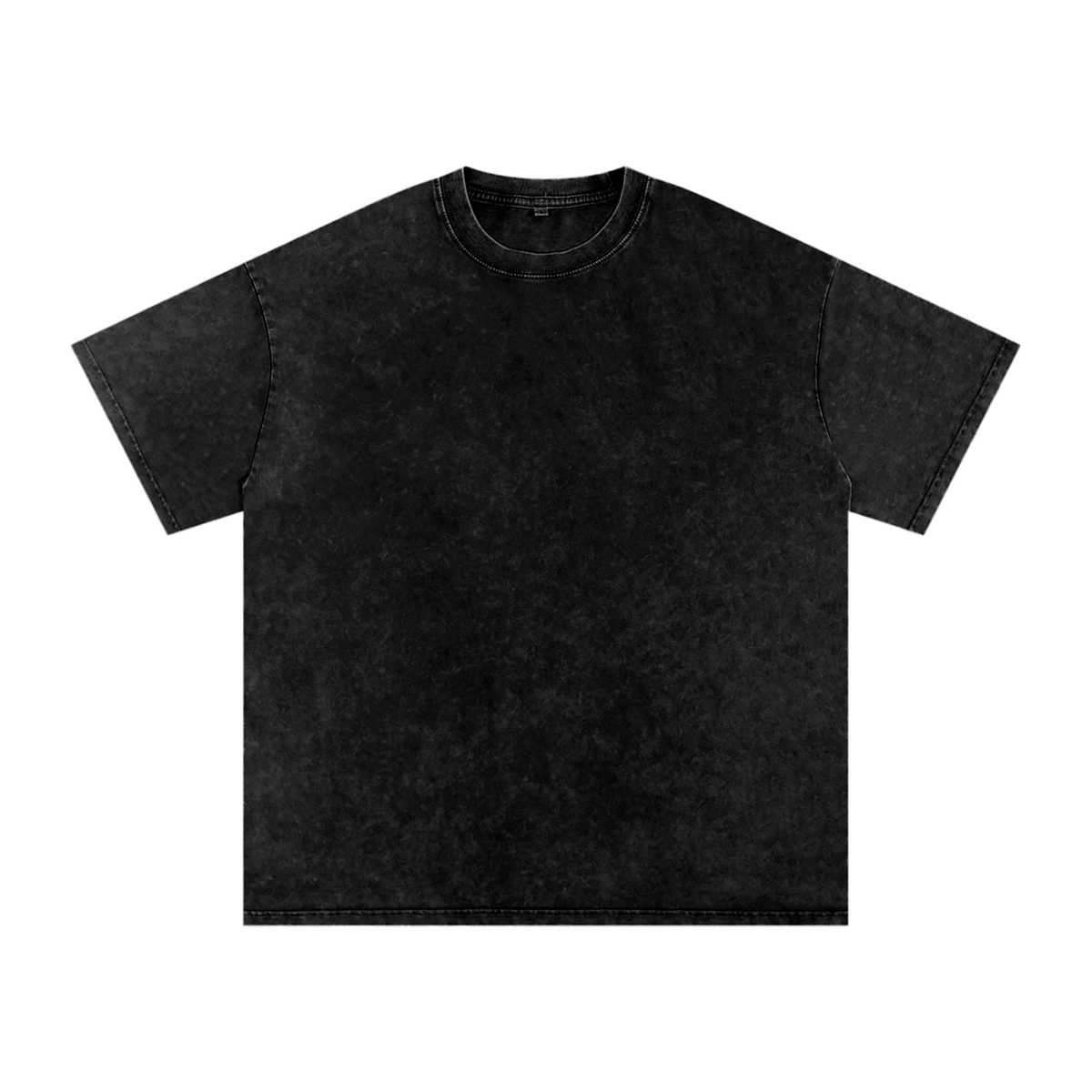 BURDEN - Snow Washed Oversized Cotton T-Shirt