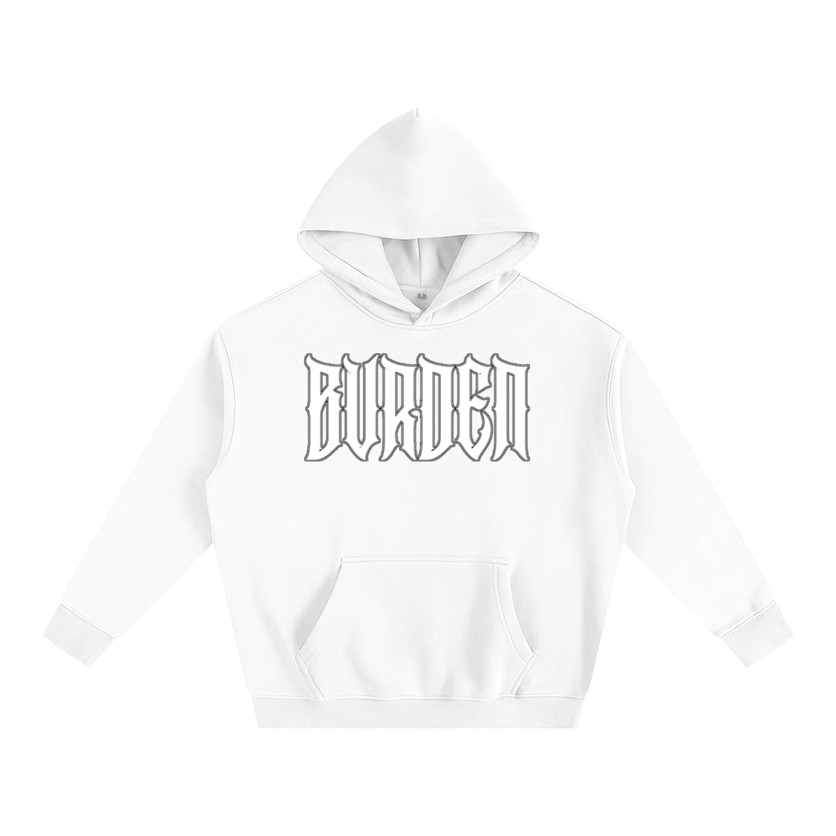 BURDEN - Oversize Fleeced Hoodie